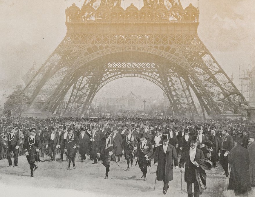Inauguration of the exhibition, April 14, 1900