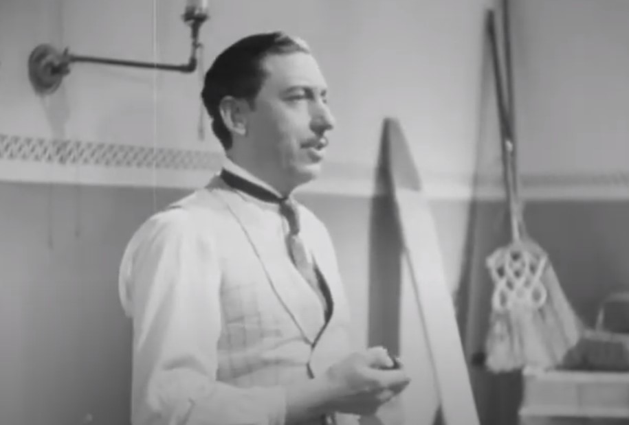 Willy Birgel  as diesel in movie in suit