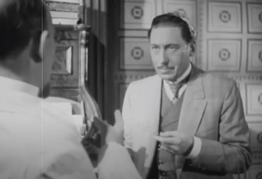 Willy Birgel  as diesel in movie in suit