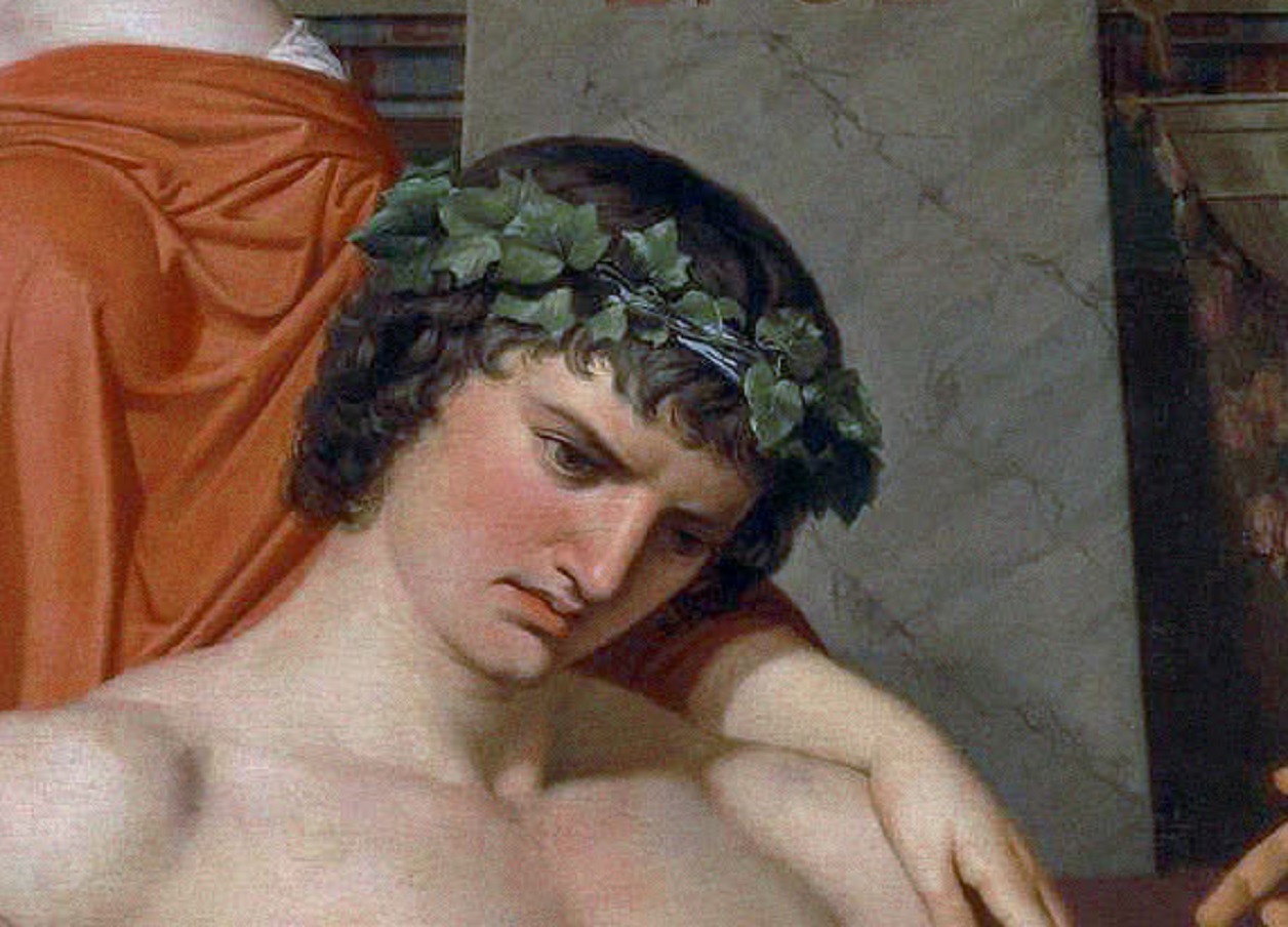 Socrates Chiding Alcibiades In Home Of A Courtesan - 1857