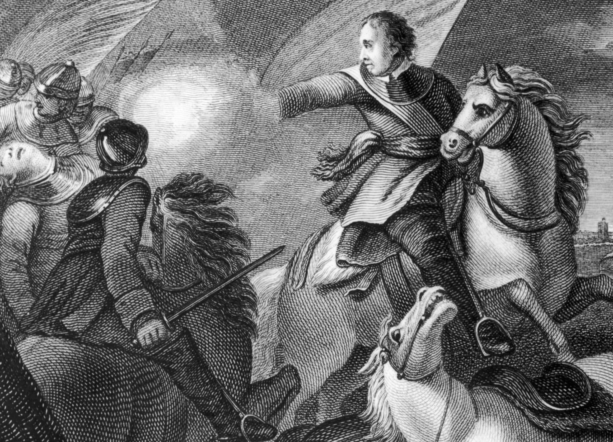 Rearguard Action, engraving.