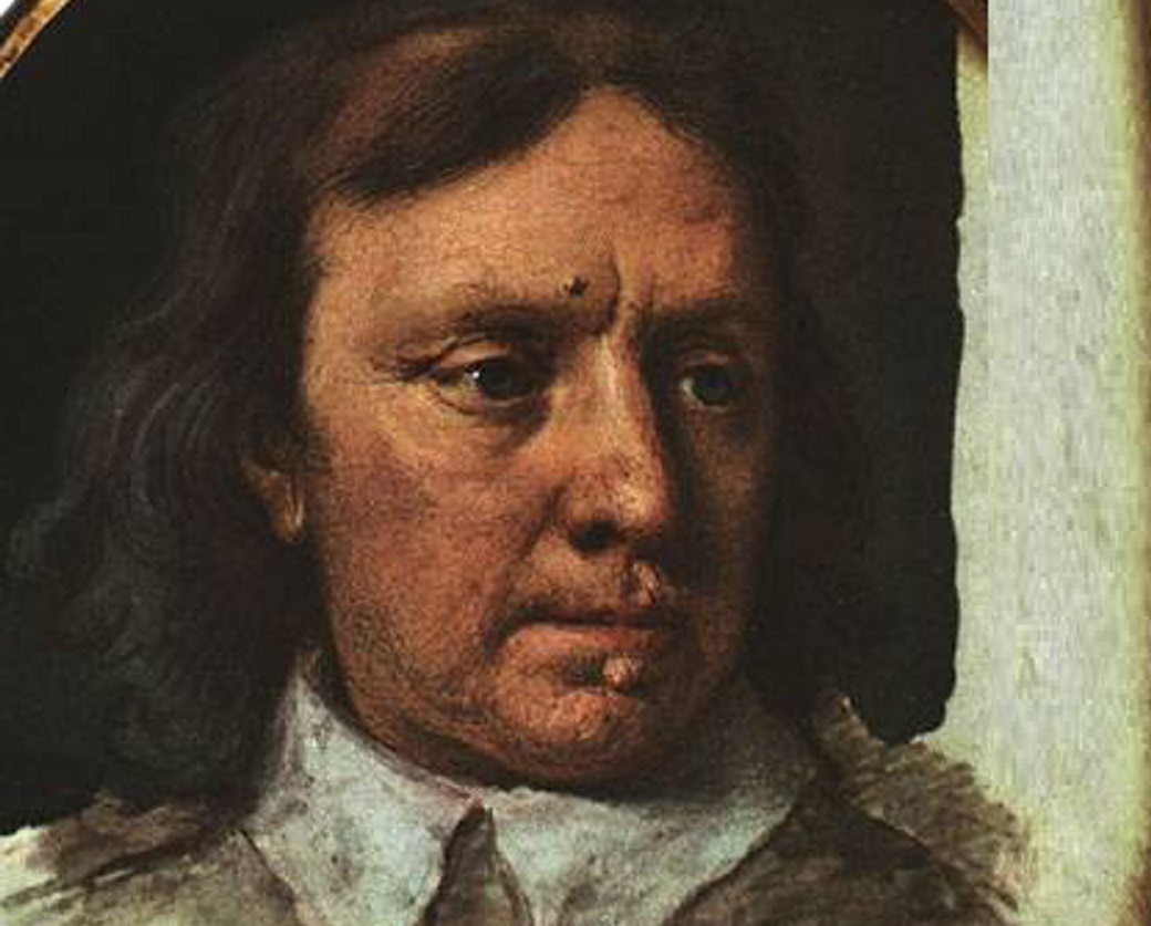 An unfinished miniature of Oliver Cromwell