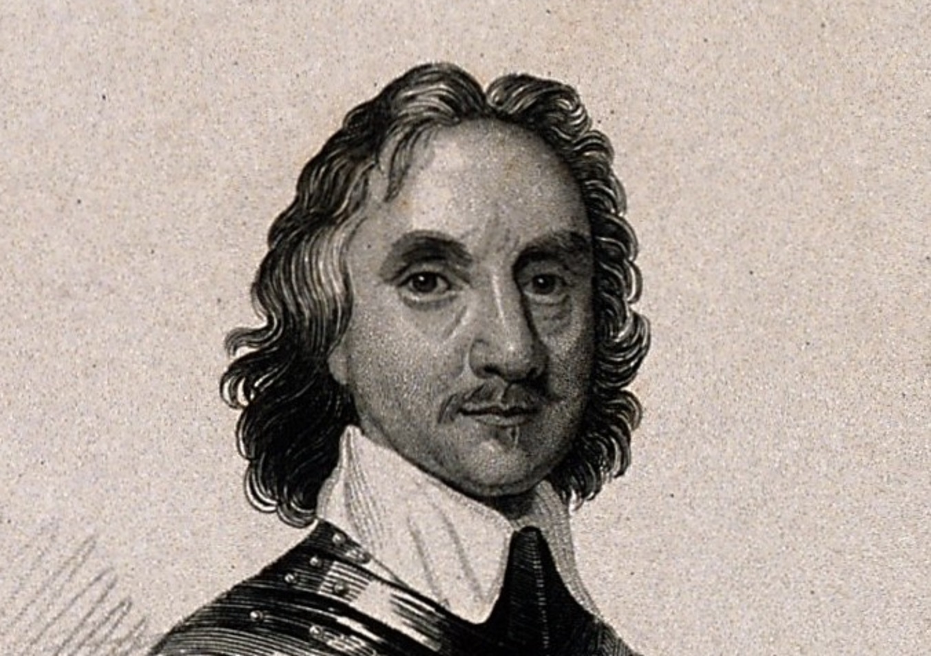 Engraving Of Oliver Cromwell
