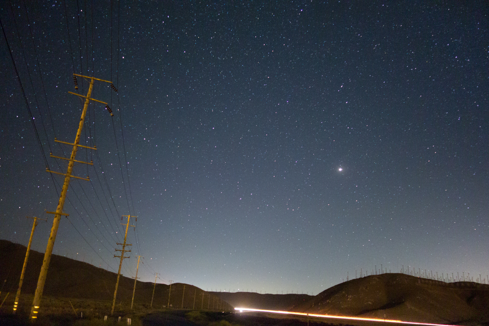 Milky way from Mojave desert