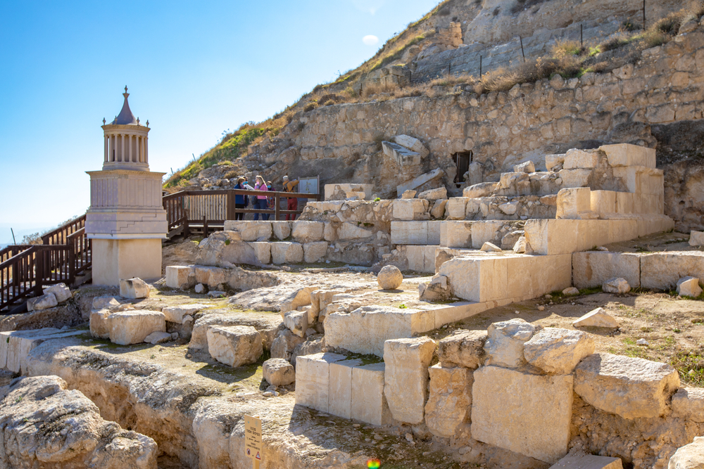 Herodium (Herodion) Fortress of Herod the Great in Judaean Desert Israel