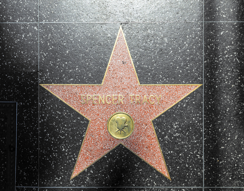 Spencer Tracy star on Hollywood Walk of Fame, Hollywood Blvd.