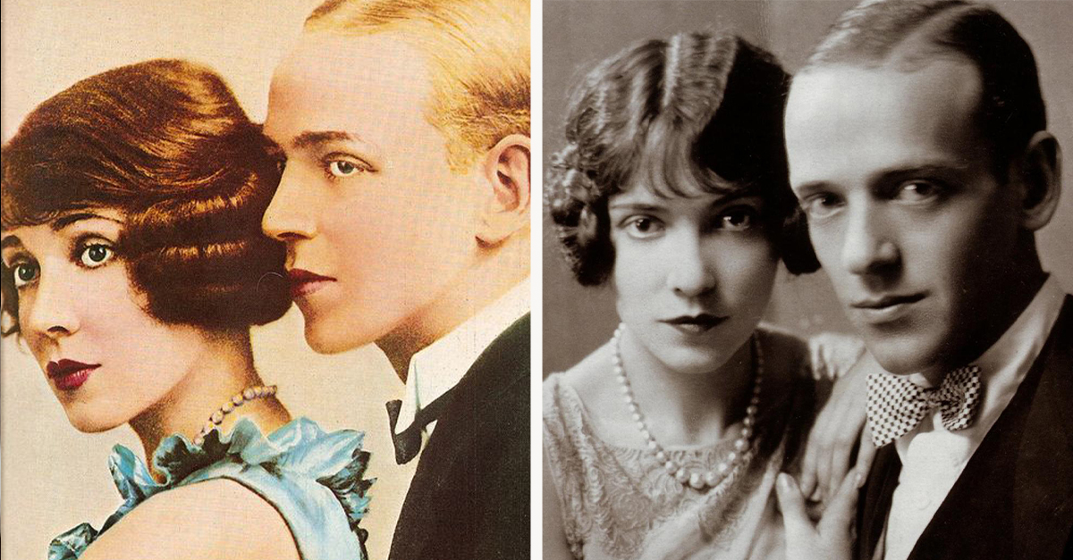 B&W portrait of Adele Astaire looking at camera  - 1919