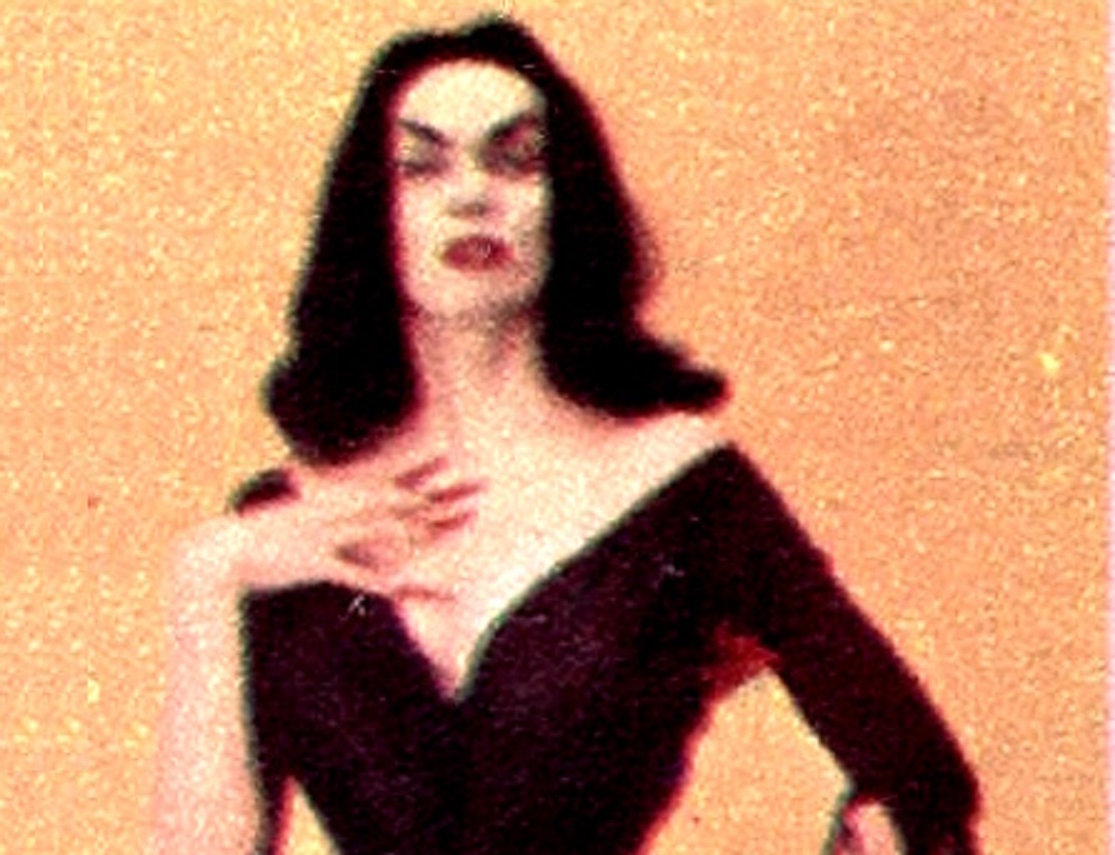 Picture of Vampira from TV Guide Pittsburgh - 1954