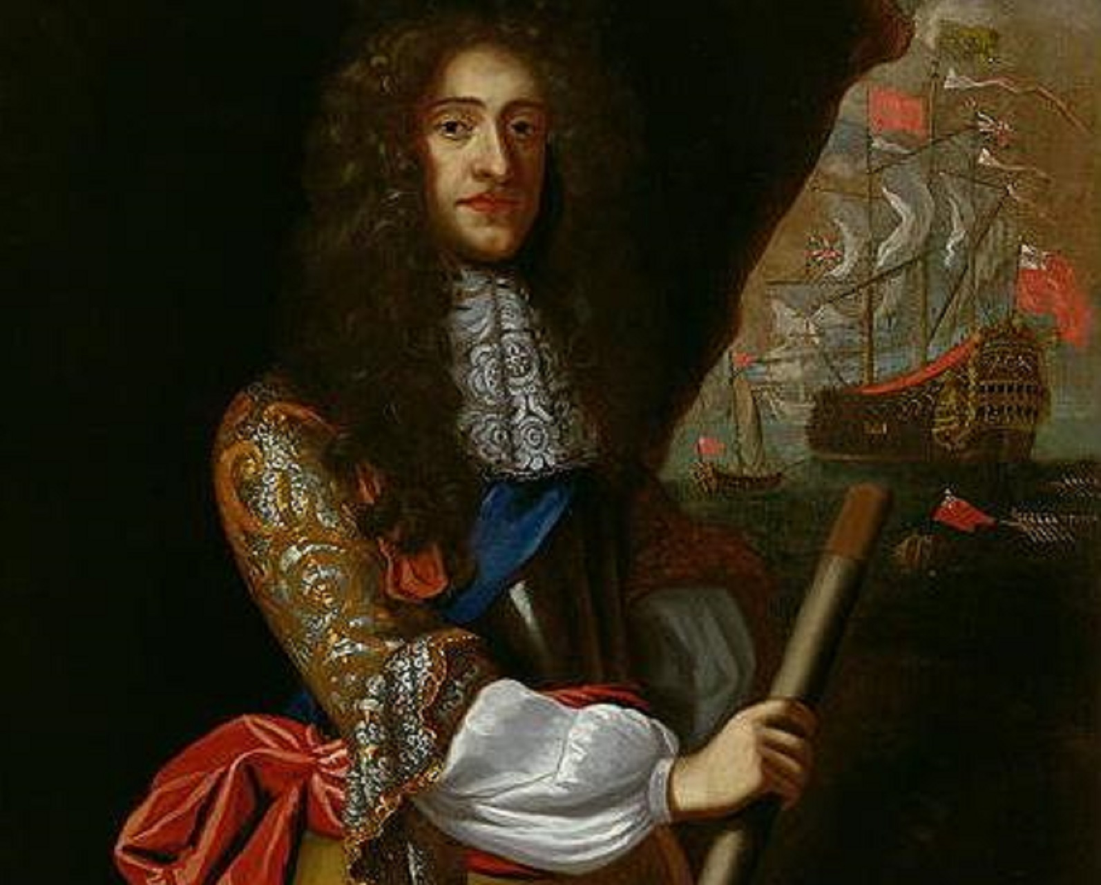 Portrait painting of James II of England - 1670