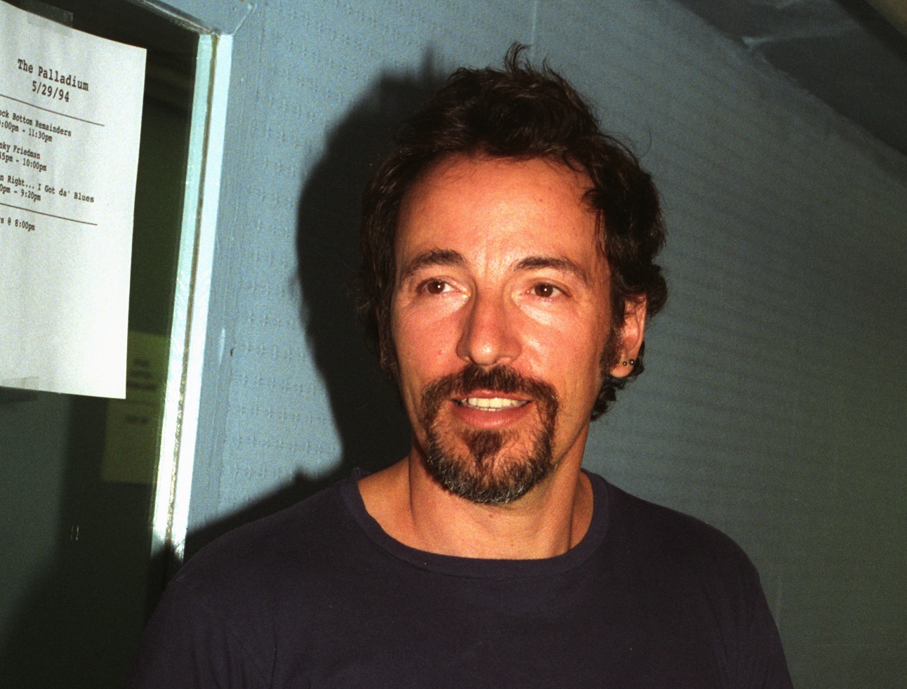 Singer Bruce Springsteen leaves the Hollywood Palladium nightclub. -1994