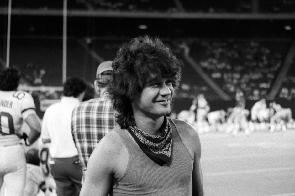 Eddie Van Halen Attends The New York Jets Vs Philadelphia Eagles Game