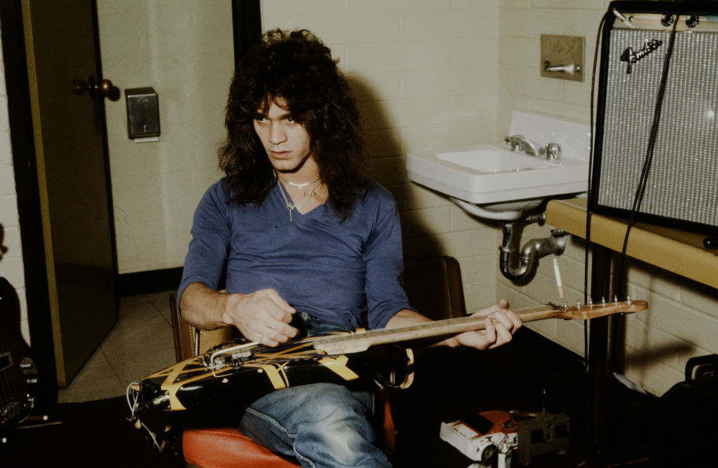 Eddie Van Halen backstage