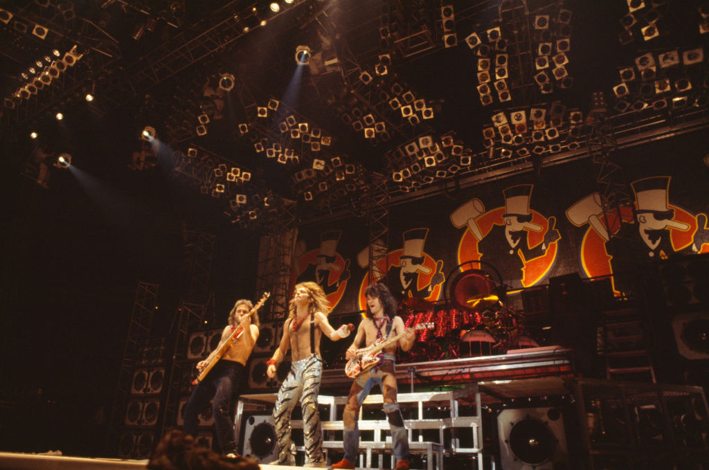 Van Halen on their 1984 tour in support of their sixth studio abum 1984