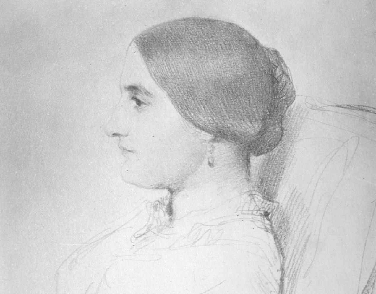 Lucie, Lady Duff-Gordon sketch - 1848