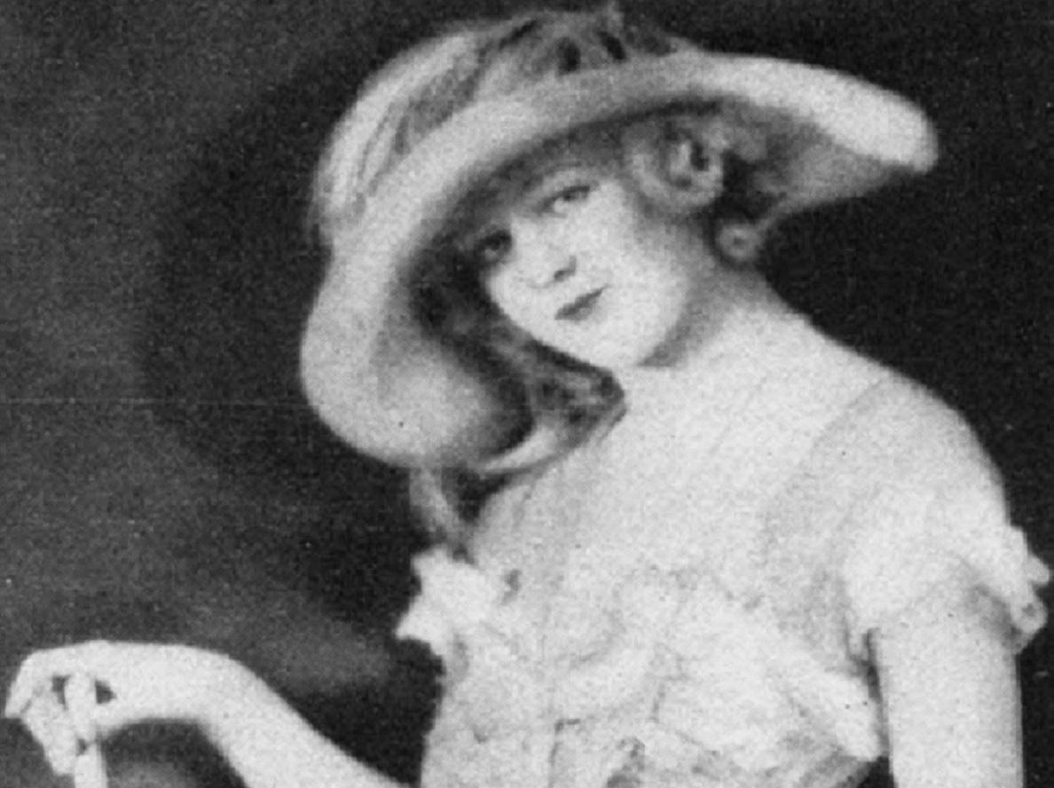 Actress Marcella Swanson wearing a dress designed by Lady Duff Gordon - 1920