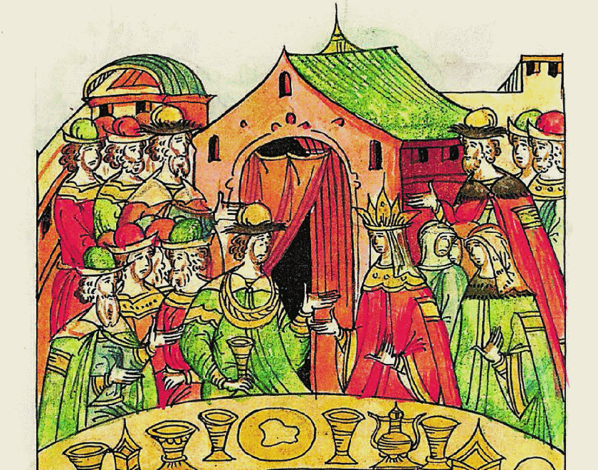 Ivan III and Maria of Tver's wedding