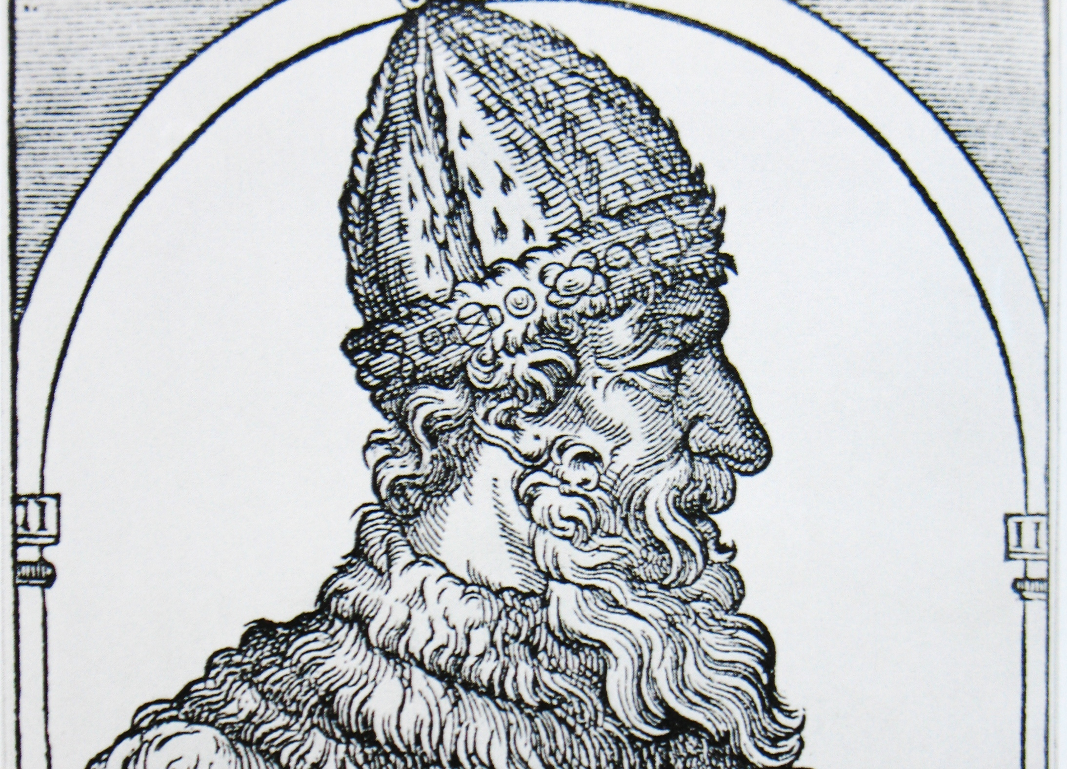 Ivan III of Russia black and white portrait