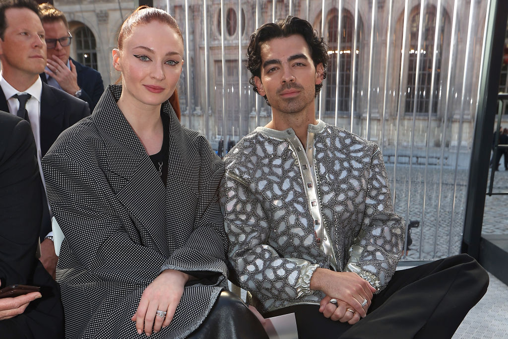 Sophie Turner and Joe Jonas attend the Louis Vuitton Womenswear Spring/Summer 2023 show
