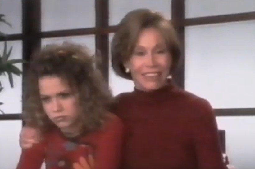Mary Tyler Moore in red top