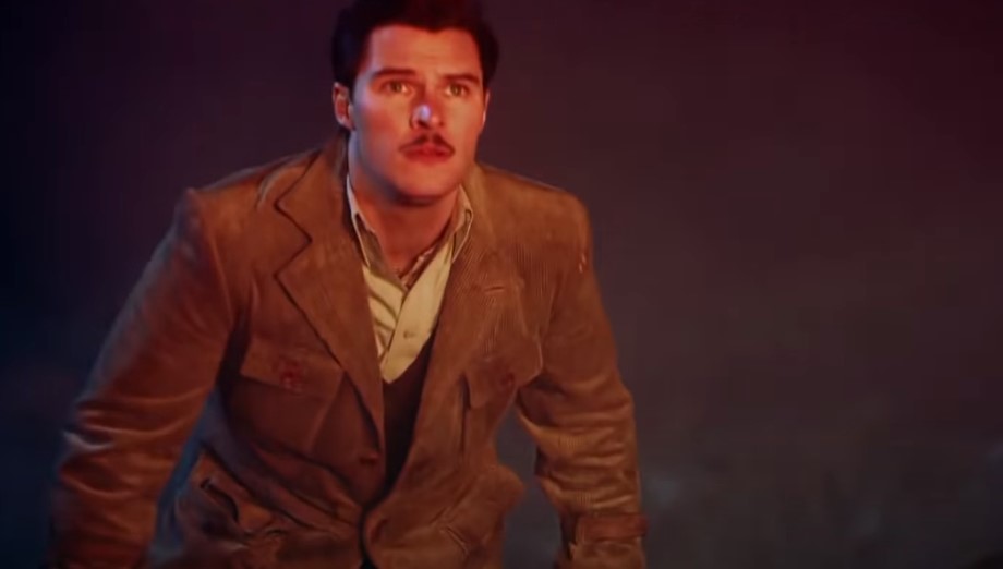 Jack Reynor as Jack Parsons in  Strange Angel working on rockets
