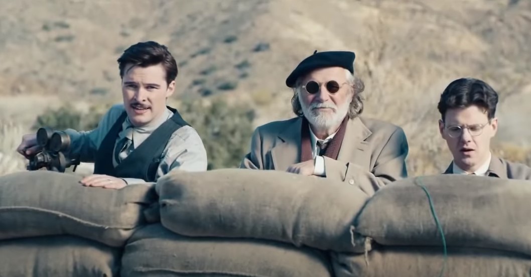 Jack Reynor as Jack Parsons in  Strange Angel  in suit  working