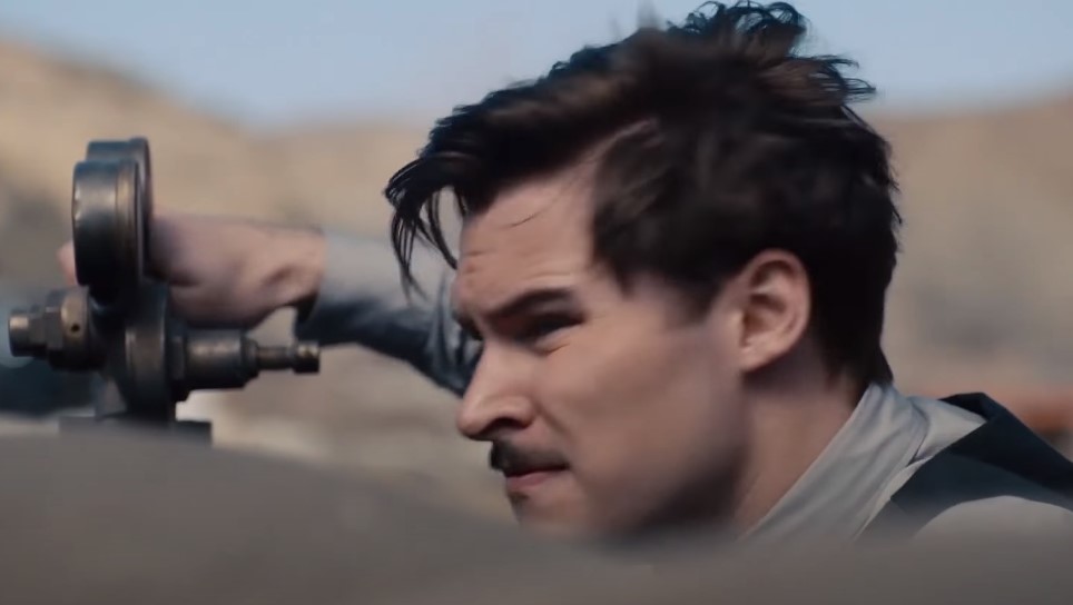 Jack Reynor as Jack Parsons in  Strange Angel  working