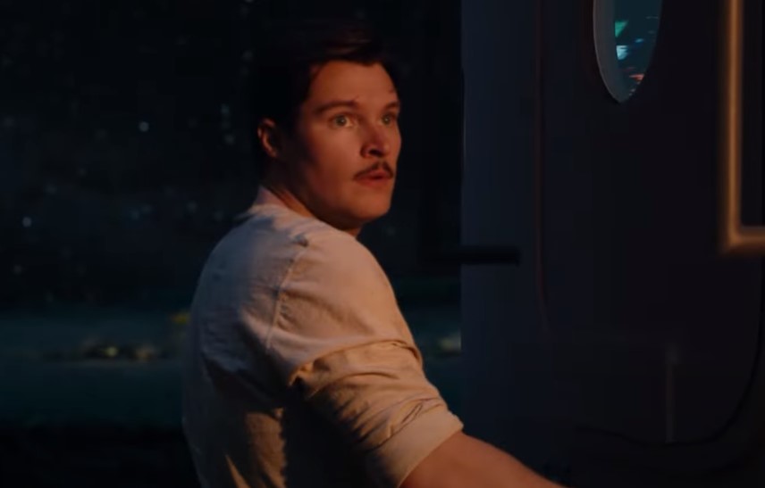 Jack Reynor as Jack Parsons shocked