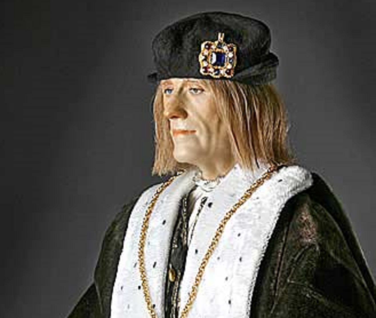 Historical figure of King Henry VII of England
