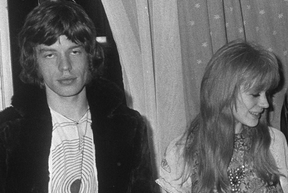 Mick Jagger and Marianne Faithfull