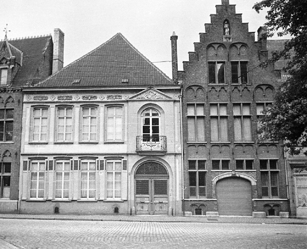 Rue Saint-Jacques street in Tournai , Belgium - 1934