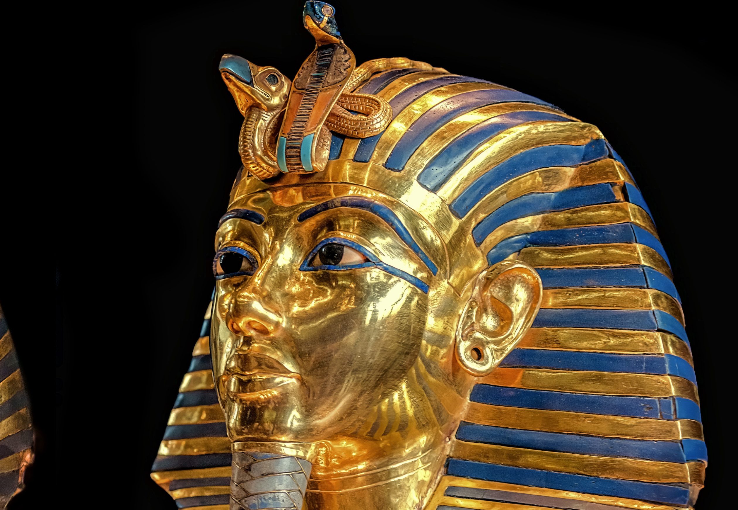 King Tut Mask Front And Back