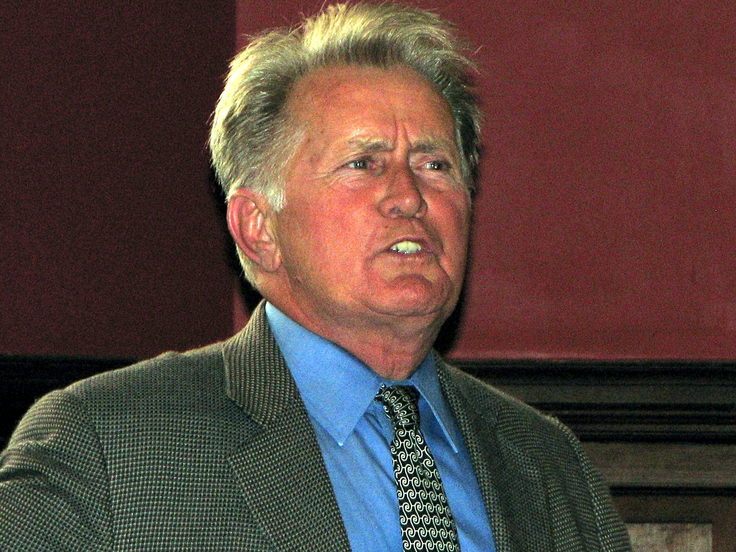 Martin Sheen at the Oxford Union