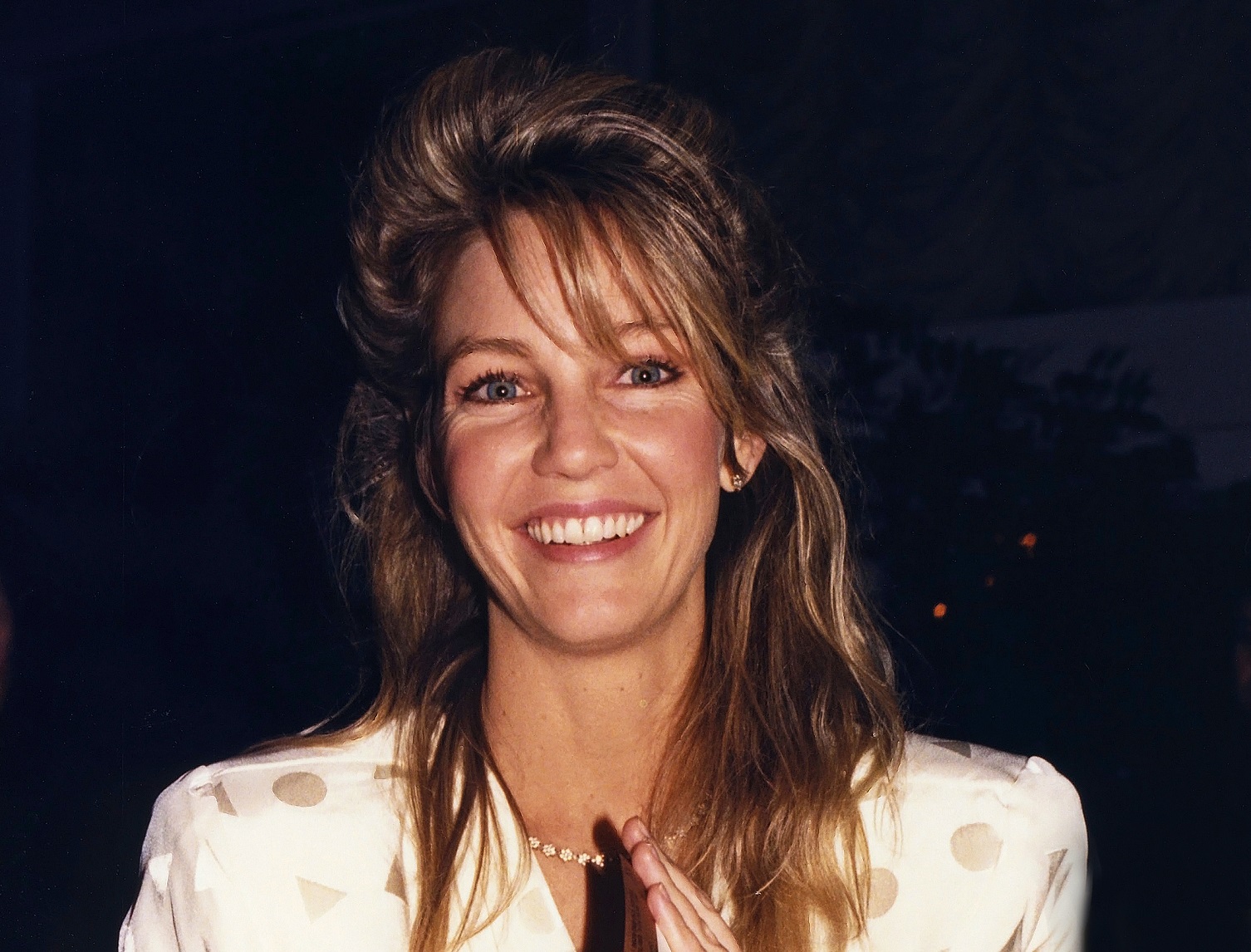 Heather Locklear arriving at a celebrity event - circa 1990