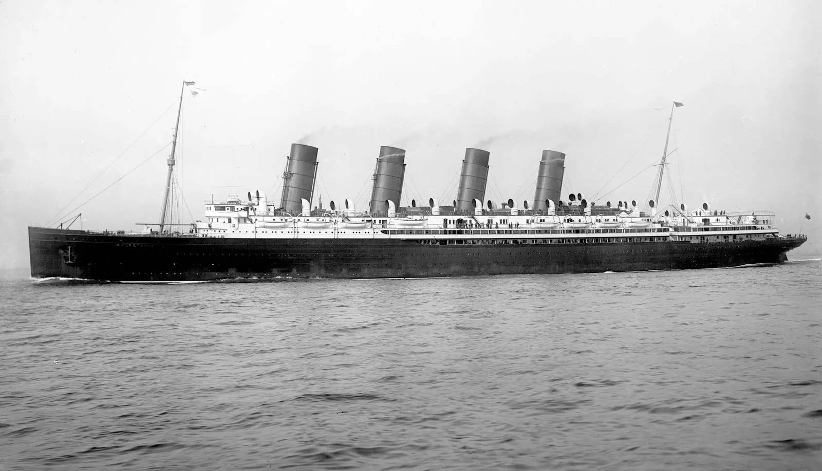 Photograph of the Cunard Liner RMS Mauretania