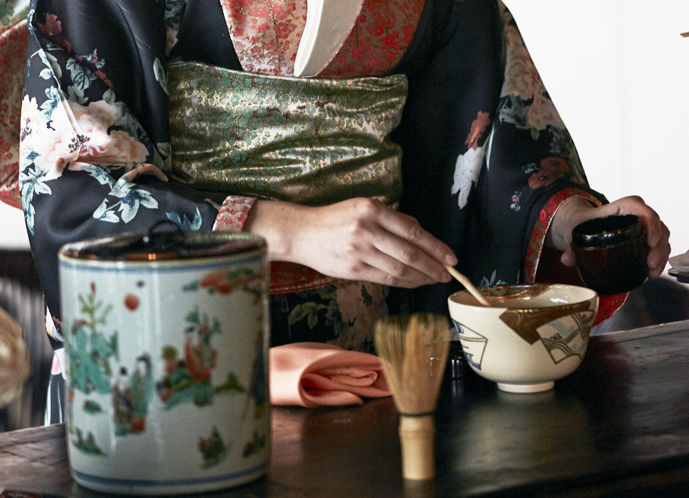 Japanese Geisha, Preparing Tea, Tea Ceremony