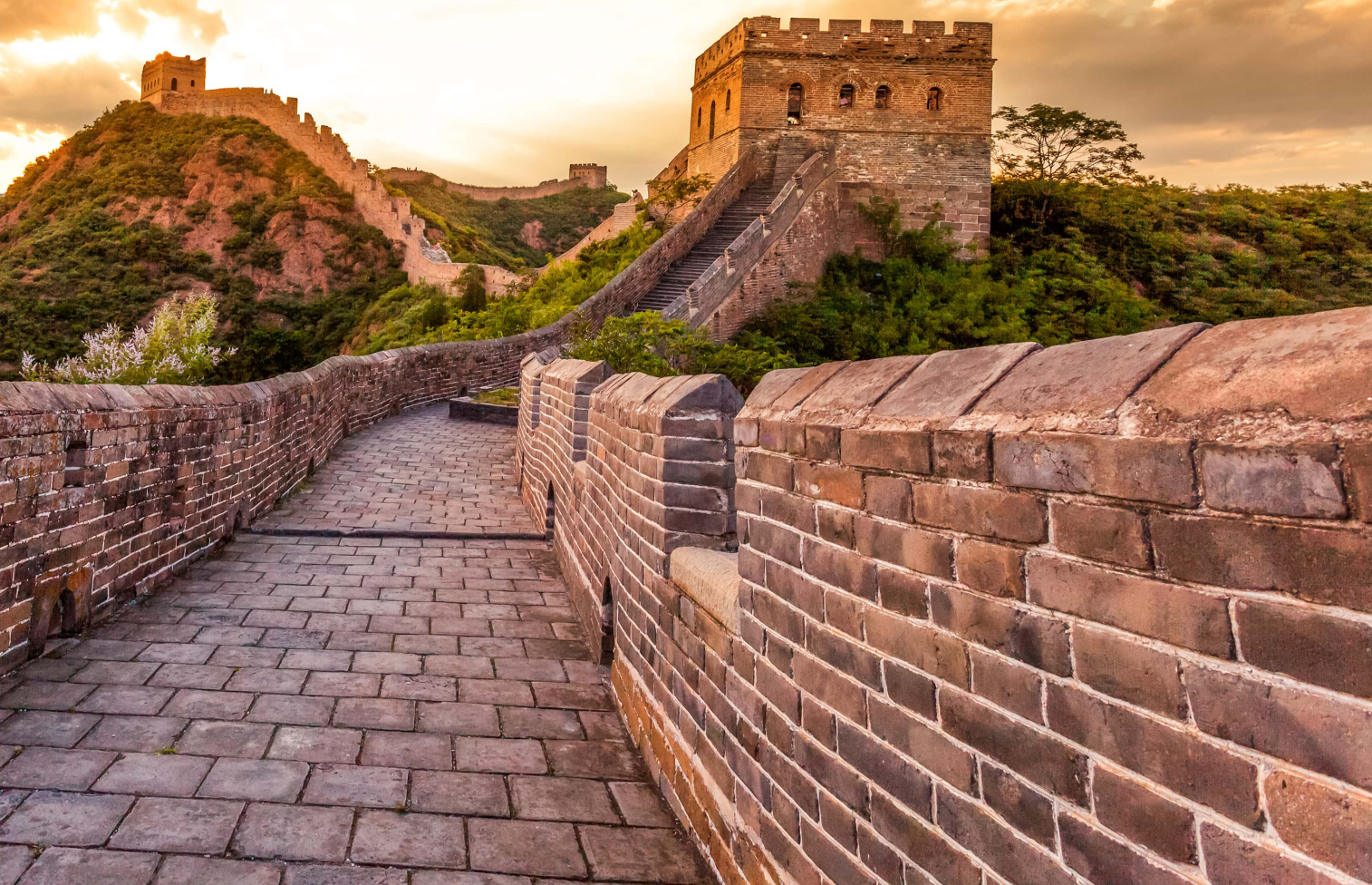 Picture from the Great Wall in China
