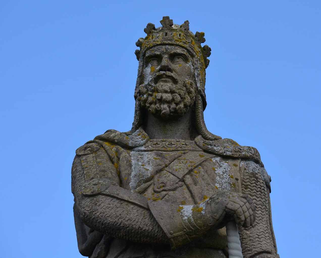 Statue of Robert the Bruce, Stirling Castle, Stirling, Scotland - 2013