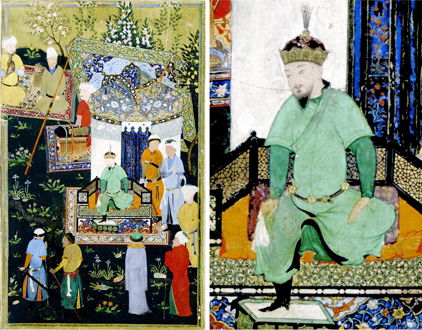 Depiction of Timur