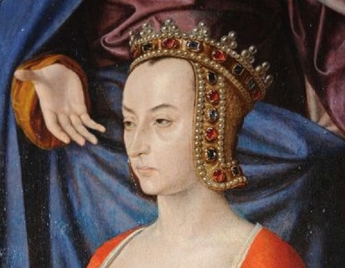 Portrait painting of 	Anne de Beaujeu - between 1489 and 1499
