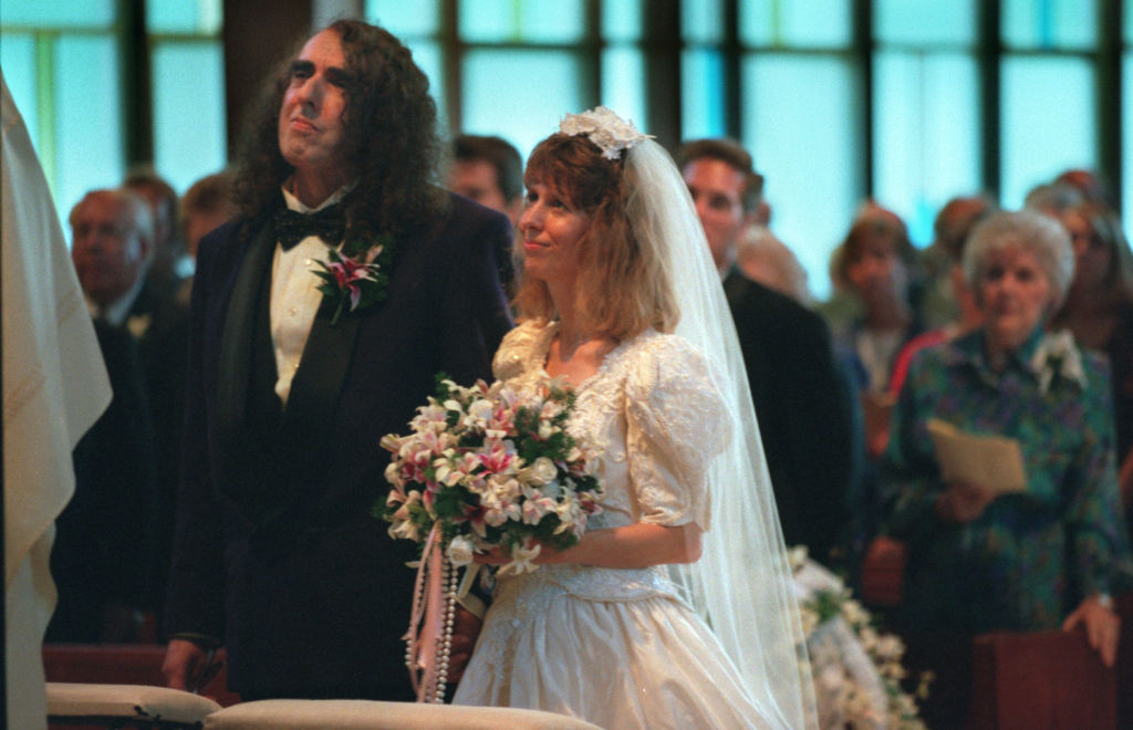 Susan Marie Gardner and Herter Butos Khaury, better known as Tiny Tim  wedding