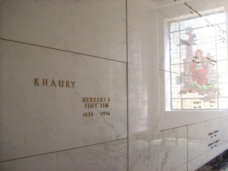 Tiny Tim's final resting place