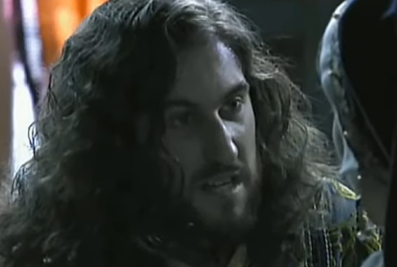 Screenshot of Charles VIII of France with long hair looking at side - from Isabel (2011-2014)