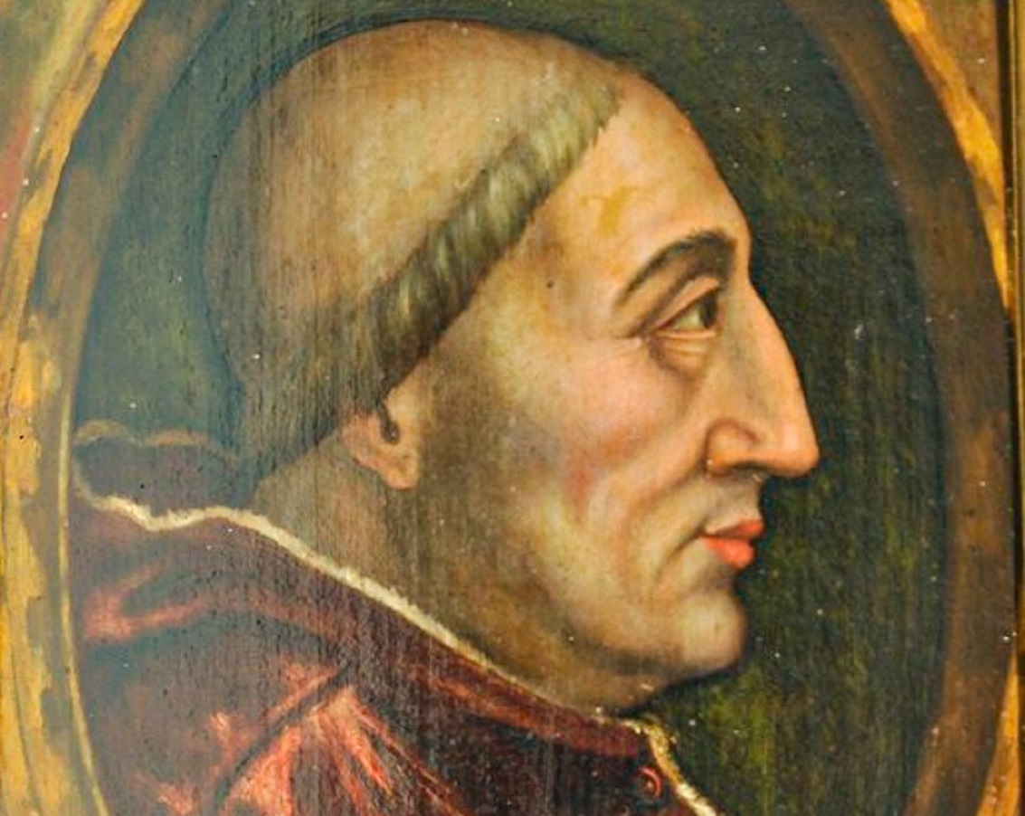 Portrait painting of Pope Innocent VIII in Italy - circa 18th century
