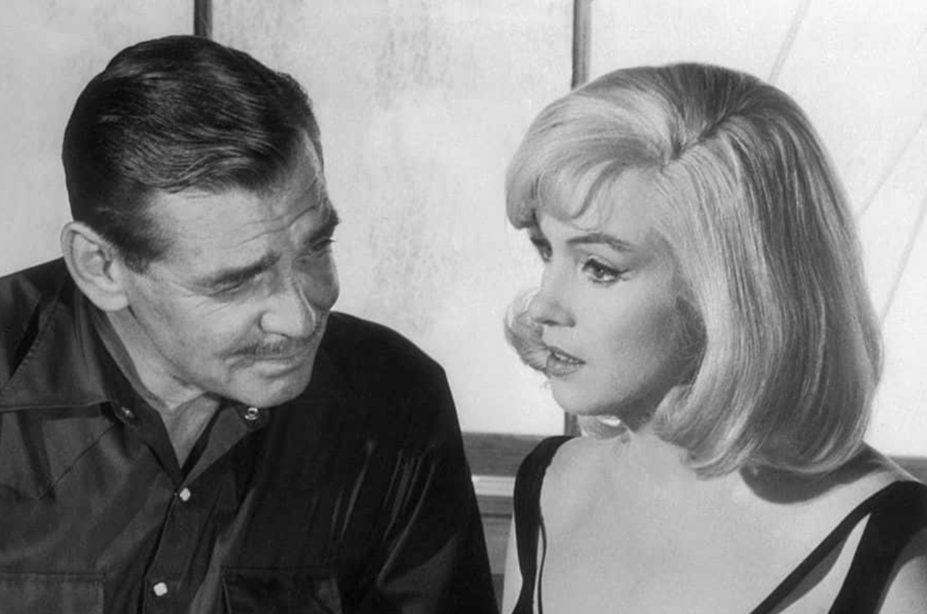 Marilyn Monroe and Clark Gable in The Misfits.
