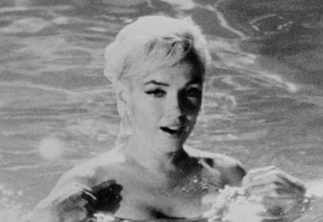 Marilyn Monroe Swimming Nude.