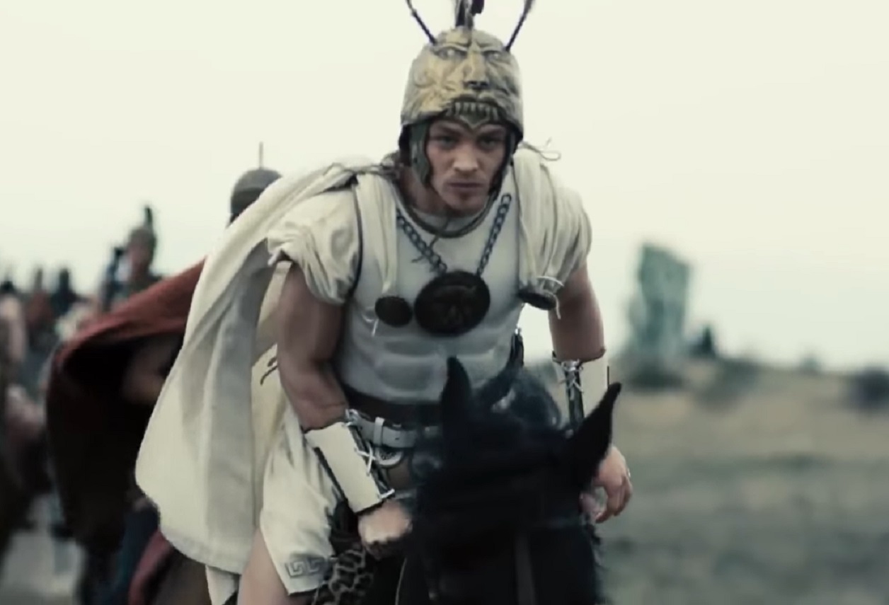 Screenshot of Alexander The Great riding in battle - from Alexander the Great (2014)
