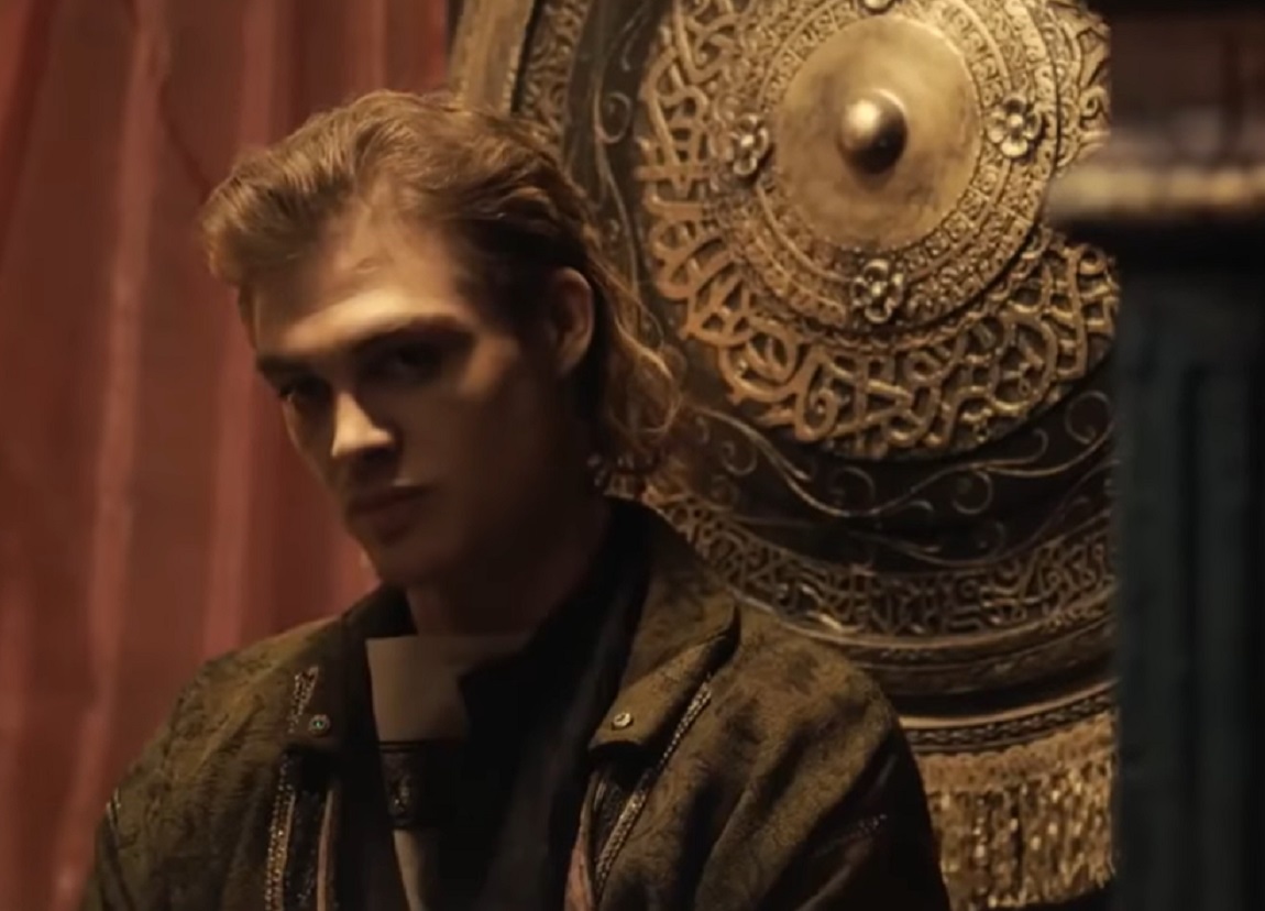 Screenshot of Alexander The Great looking sad - from Alexander the Great (2014)