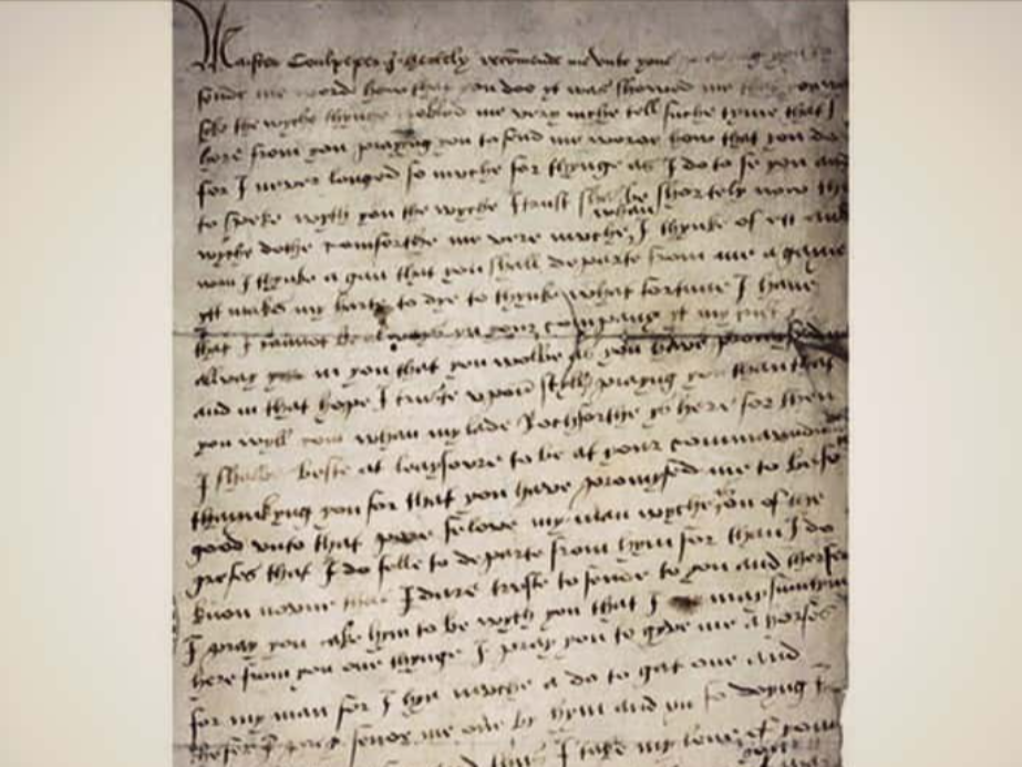 Letter from Catherine Howard to Thomas Culpepper - 1541
