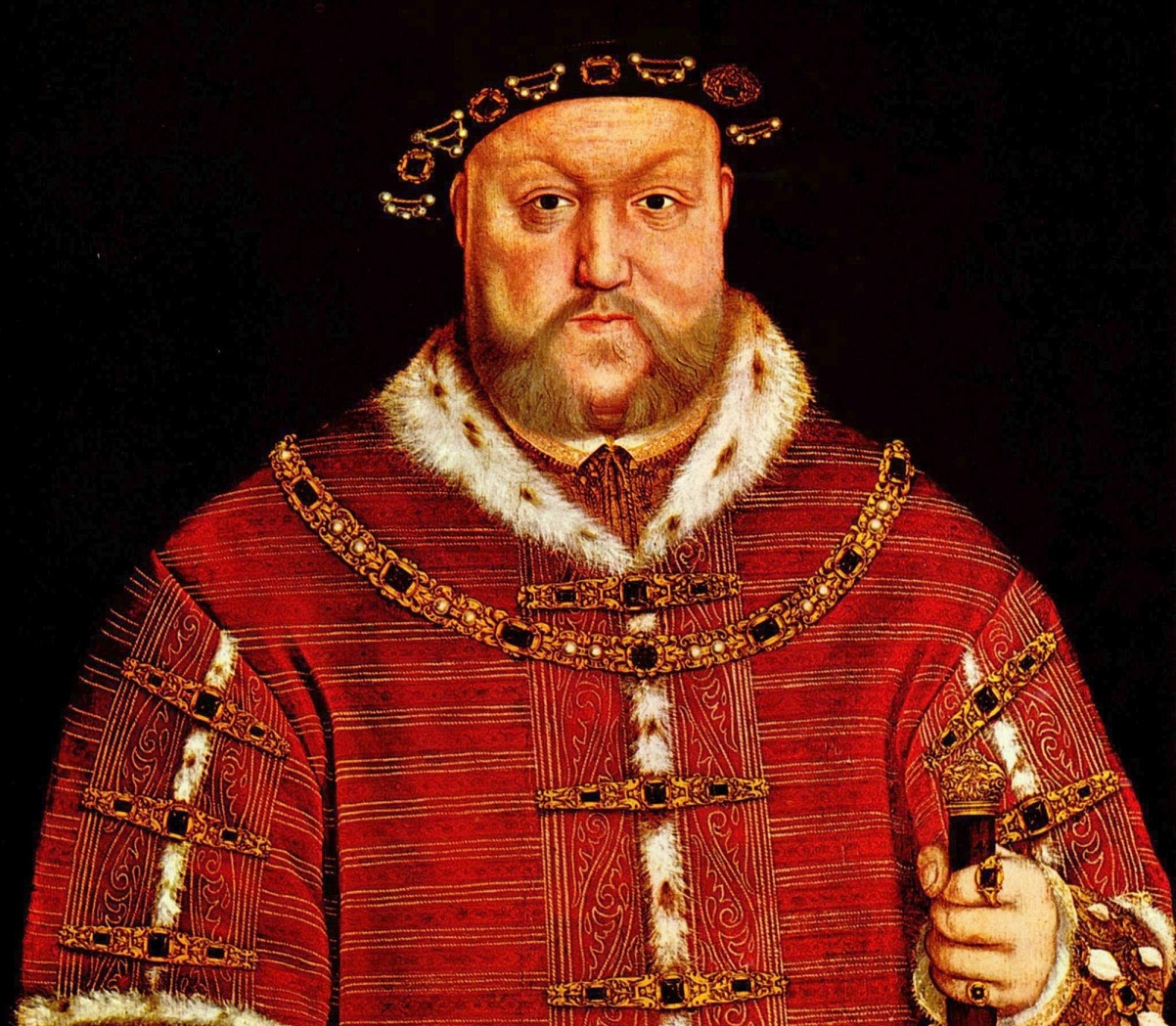 Portrait of Henry VIII of England. - 1542