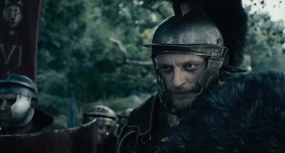 Roman soldiers in uniforms